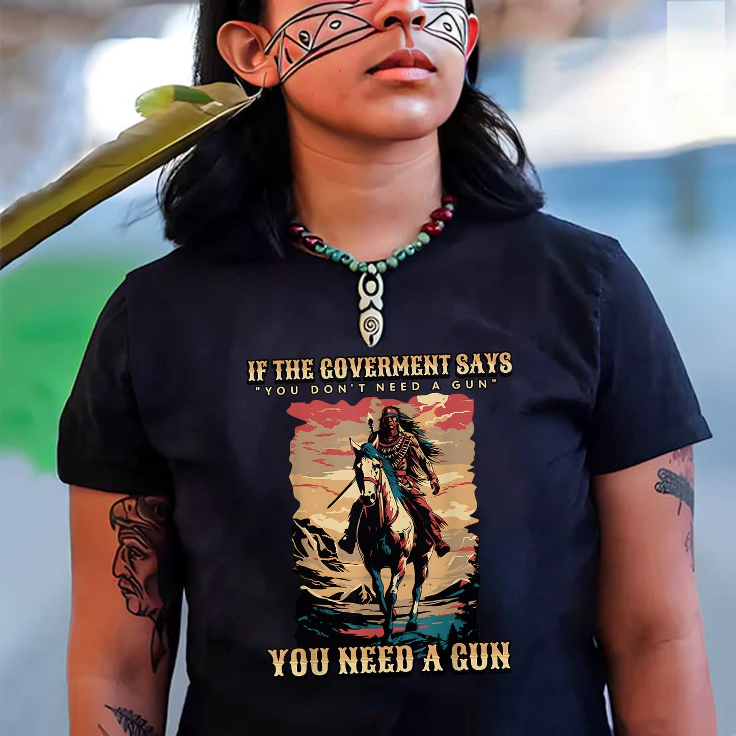 You Need A Gun Unisex T-Shirt/T-Shirt V-Neck/Hoodie/Sweatshirt