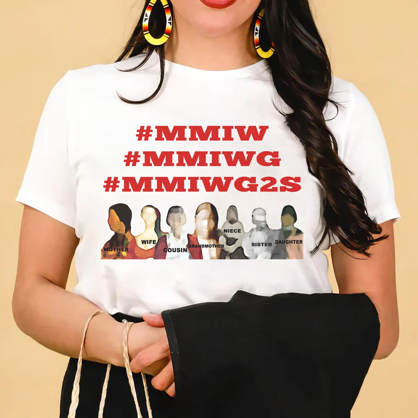 MMIWG2S – Remember & Honor Unisex Hoodie/T-Shirt/ T-Shirt V-Neck/Sweatshirt