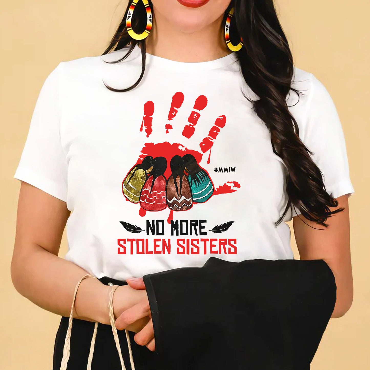 No More Stolen Sisters - MMIW Unisex Hoodie/T-Shirt/ T-Shirt V-Neck/Sweatshirt