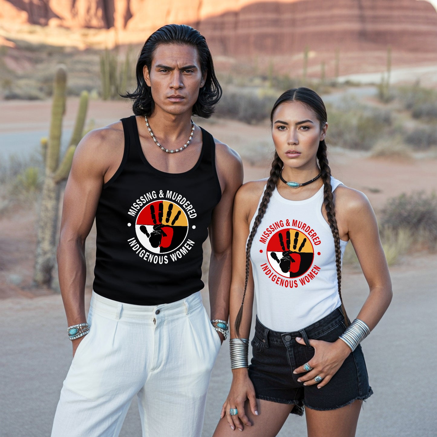 Missing And Murdered Indigenous Women Unisex Tank Top