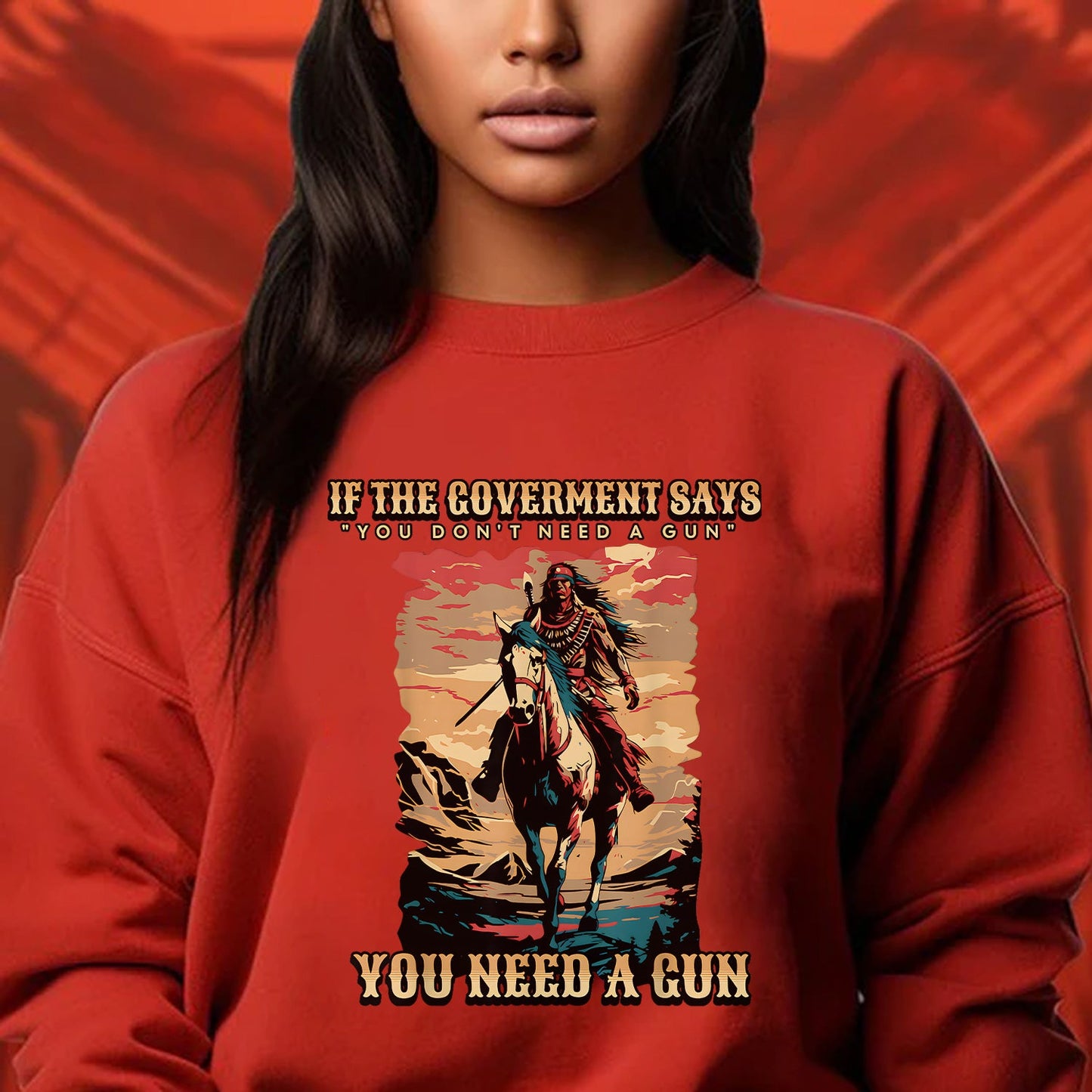 You Need A Gun Unisex T-Shirt/T-Shirt V-Neck/Hoodie/Sweatshirt