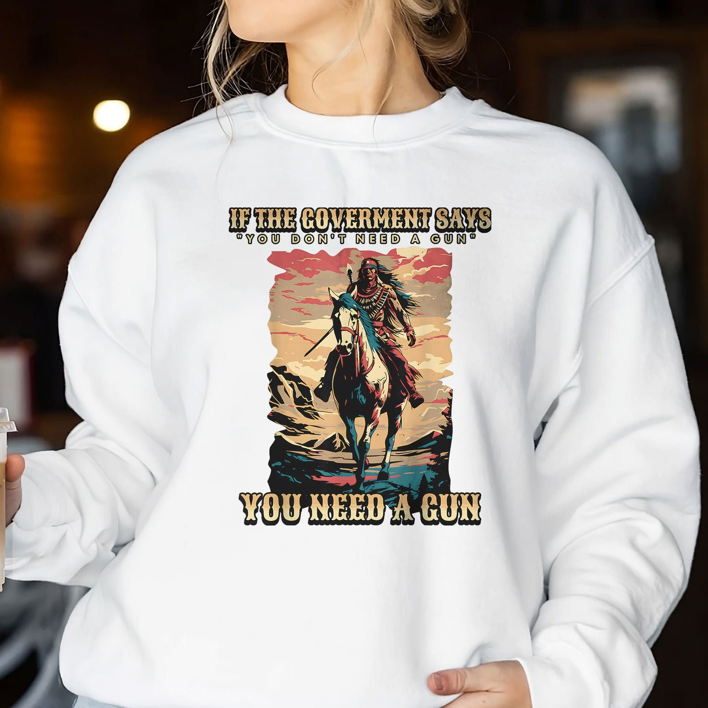 You Need A Gun Unisex T-Shirt/T-Shirt V-Neck/Hoodie/Sweatshirt