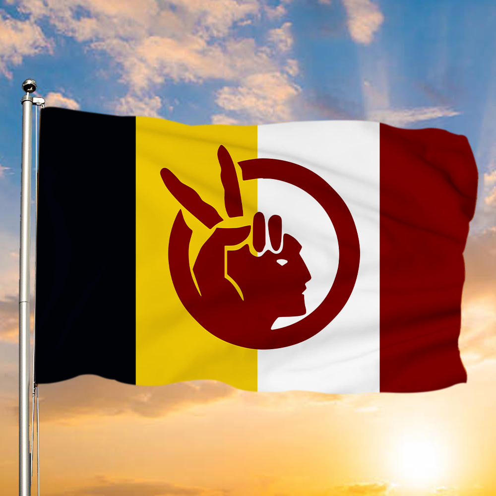 Native Unity Flag - Native American Peace Flag Garden House Yard Decor for Outdoor