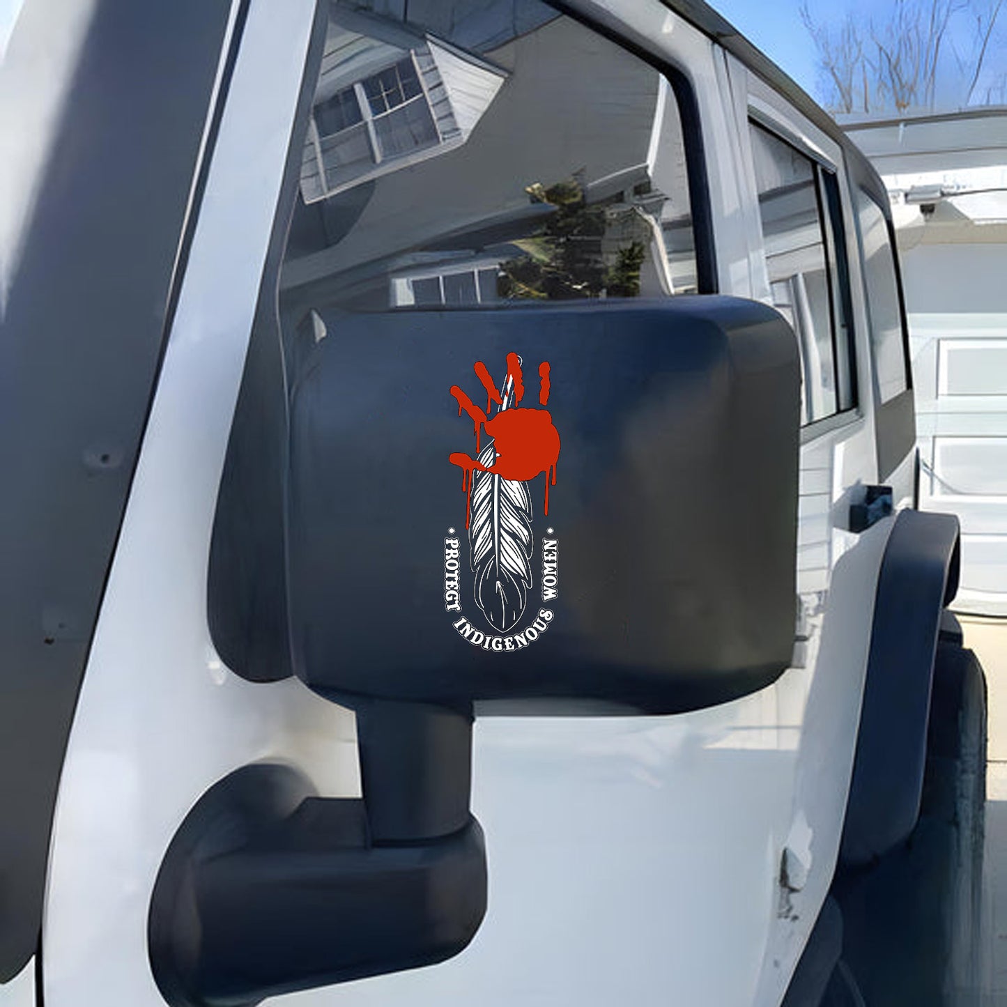 Protect Indigenous Women - Red Hand Decal
