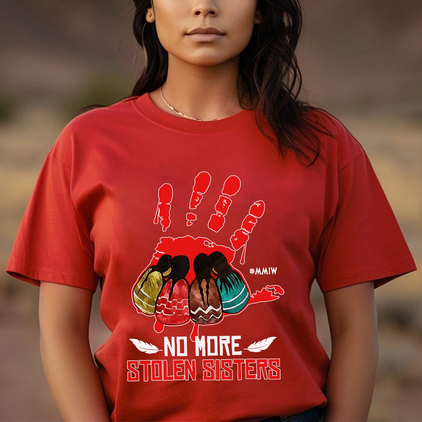 No More Stolen Sisters - MMIW Unisex Hoodie/T-Shirt/ T-Shirt V-Neck/Sweatshirt