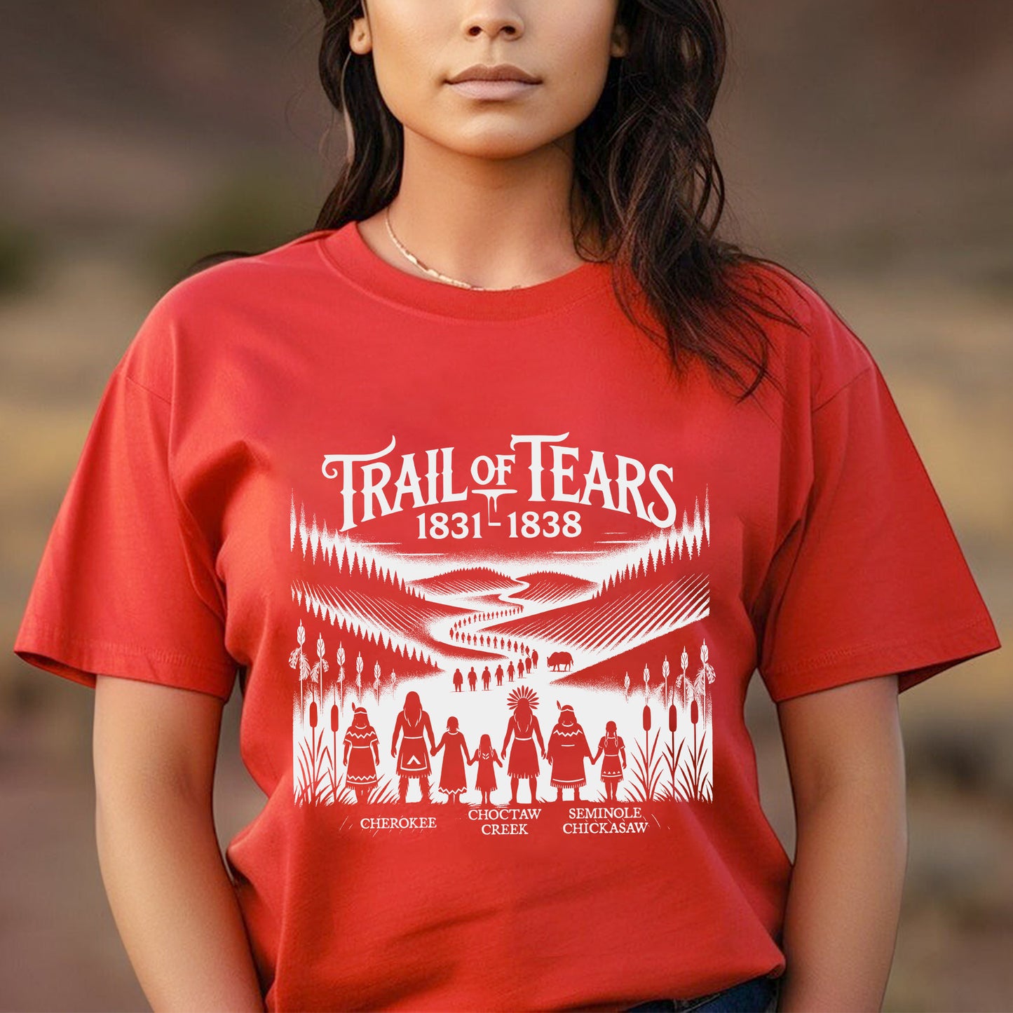 Trail Of Tears - Native Land 1831-1838 Unisex T-Shirt/Hoodie/Sweatshirt