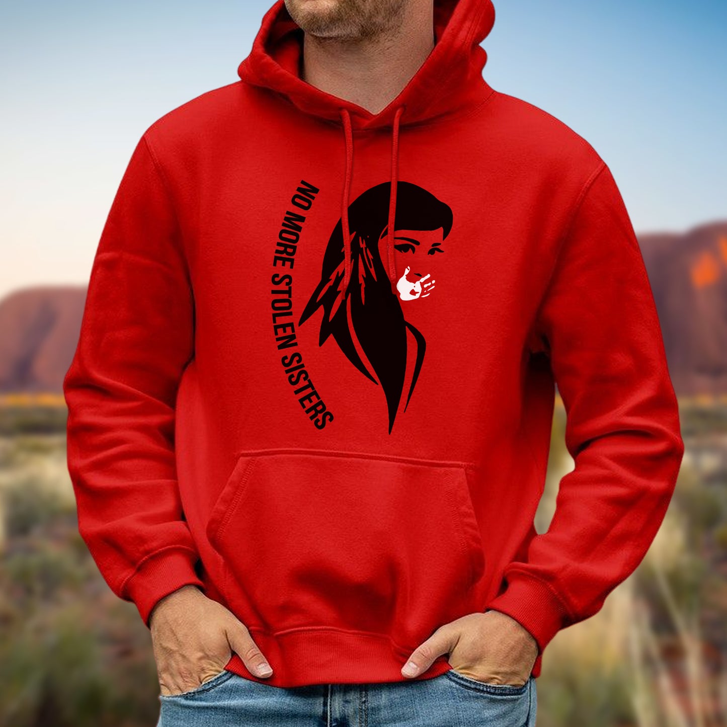 No More Stolen Sisters Indigenous Women MMIW – Remember & Honor Unisex Hoodie/T-Shirt/ T-Shirt V-Neck/Sweatshirt