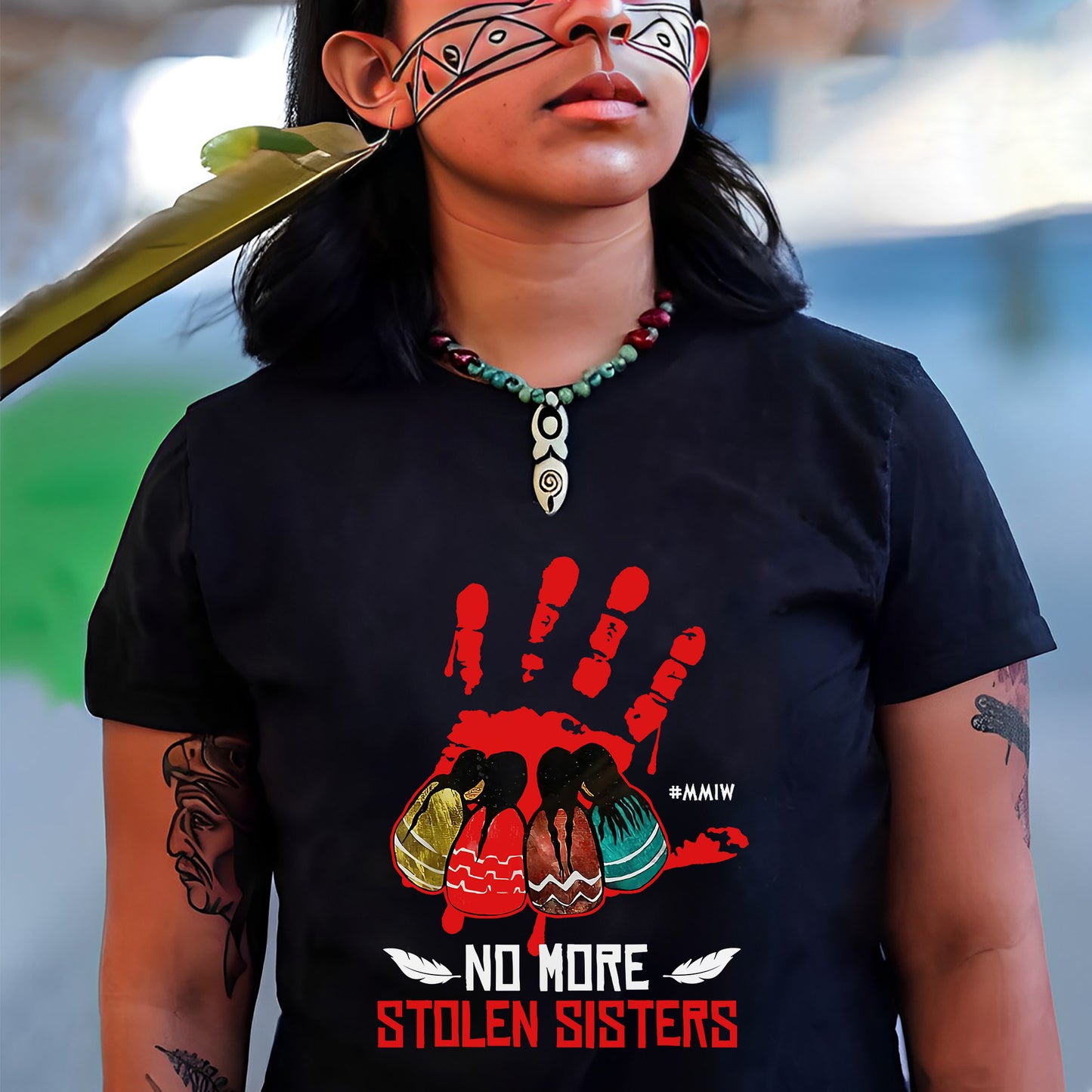 No More Stolen Sisters - MMIW Unisex Hoodie/T-Shirt/ T-Shirt V-Neck/Sweatshirt