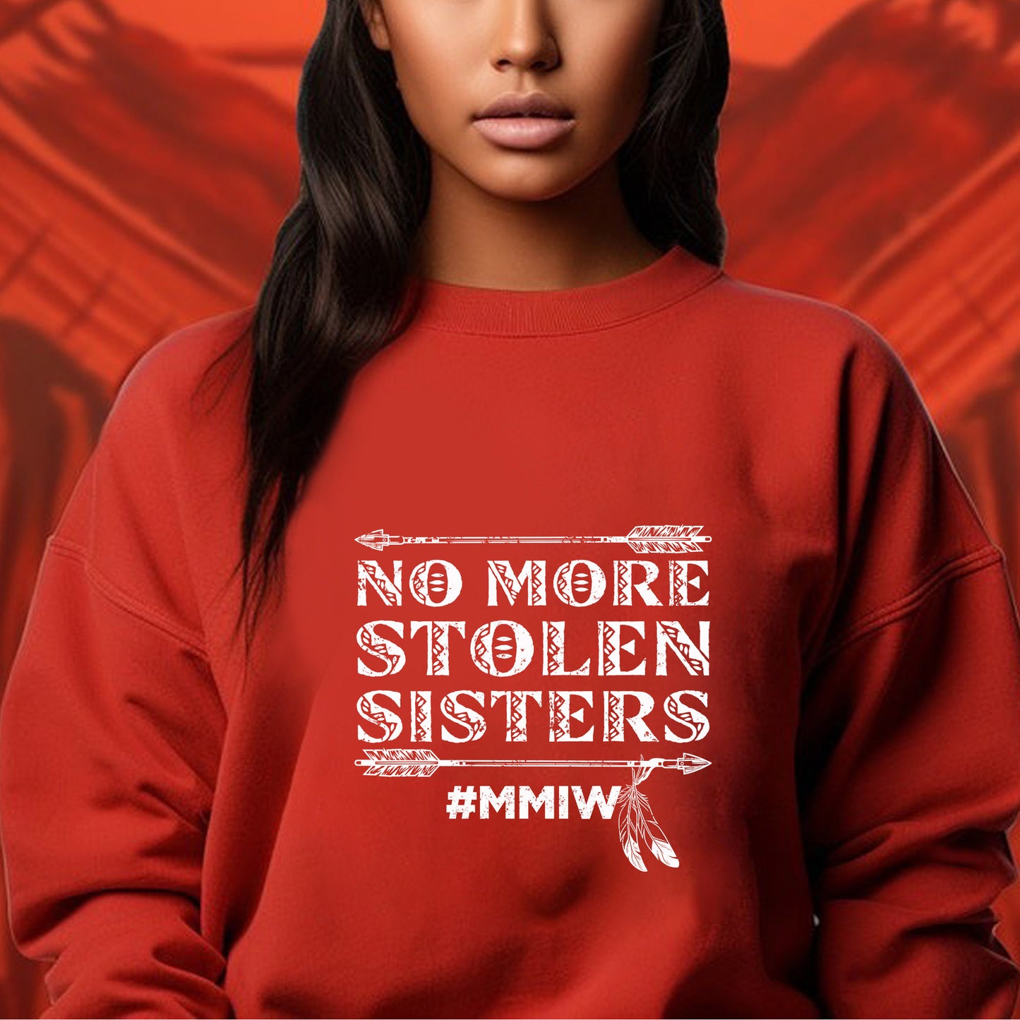 MMIW No More Stolen Sisters Unisex T-Shirt/T-Shirt V-Neck/Hoodie/Sweatshirt