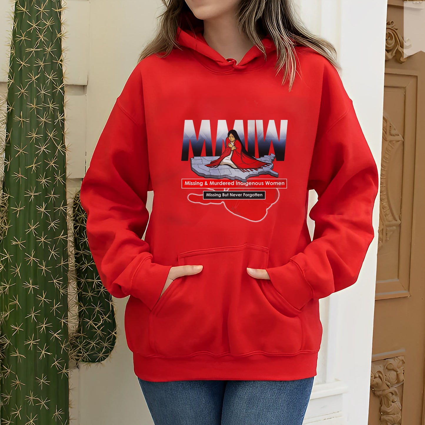 MMIW Missing But Never Forgotten Unisex WC146 T-Shirt/T-Shirt V-Neck/Hoodie/Sweatshirt