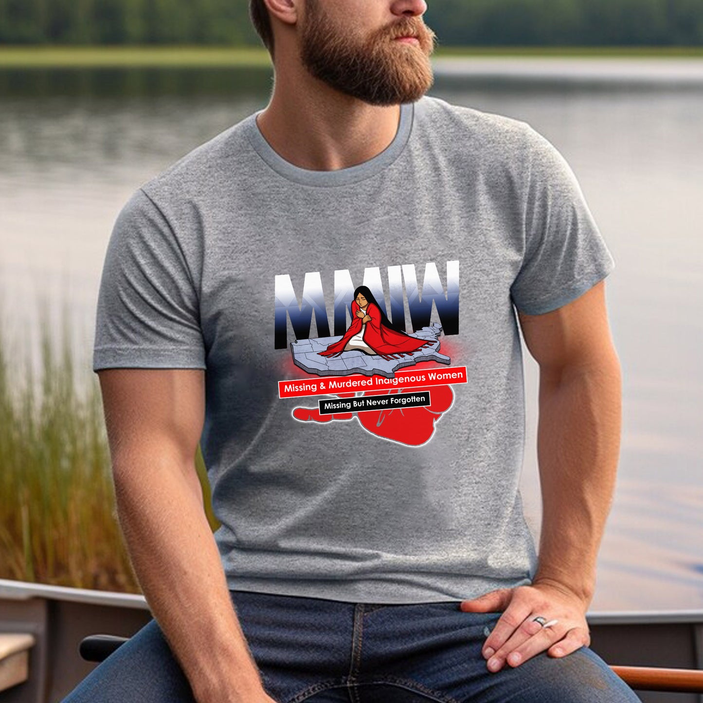 MMIW Missing But Never Forgotten Unisex WC146 T-Shirt/T-Shirt V-Neck/Hoodie/Sweatshirt