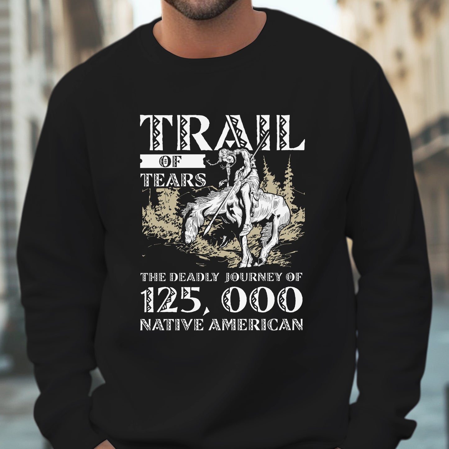 Trail of Tears Memorial - 125,000 Native Americans Lost Art Unisex T-Shirt/Hoodie/Sweatshirt
