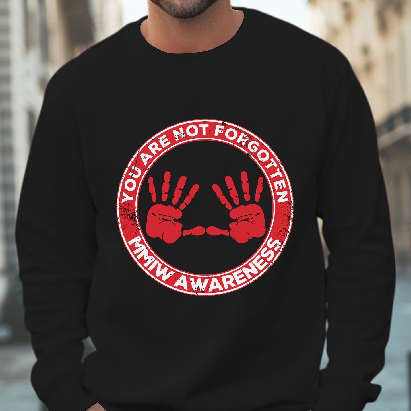 You Are Not Forgotten - MMIW Unisex Hoodie/T-Shirt/T-Shirt V-Neck/Sweatshirt - Support Missing Indigenous Women Awareness