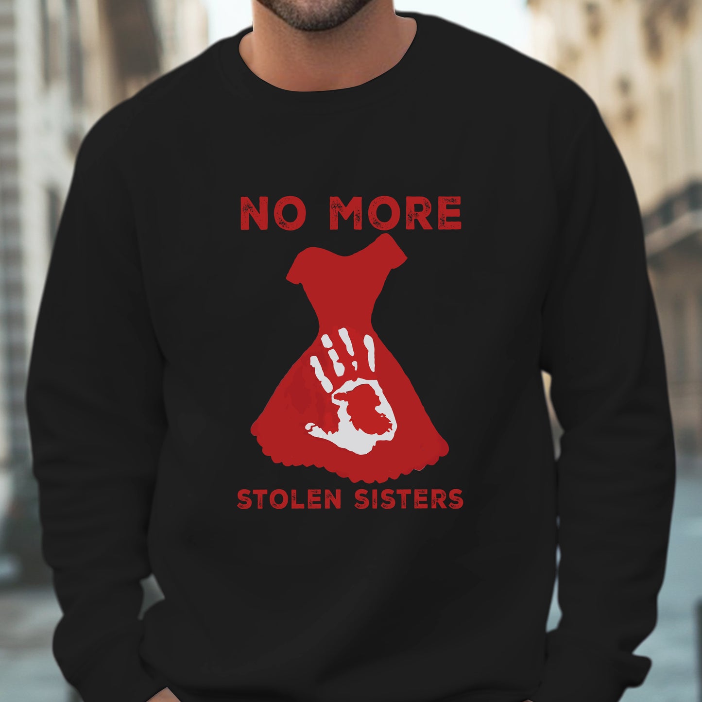 No More Stolen Sisters - MMIW Unisex Hoodie/T-Shirt/T-Shirt V-Neck/Sweatshirt - Support Missing Indigenous Women Justice