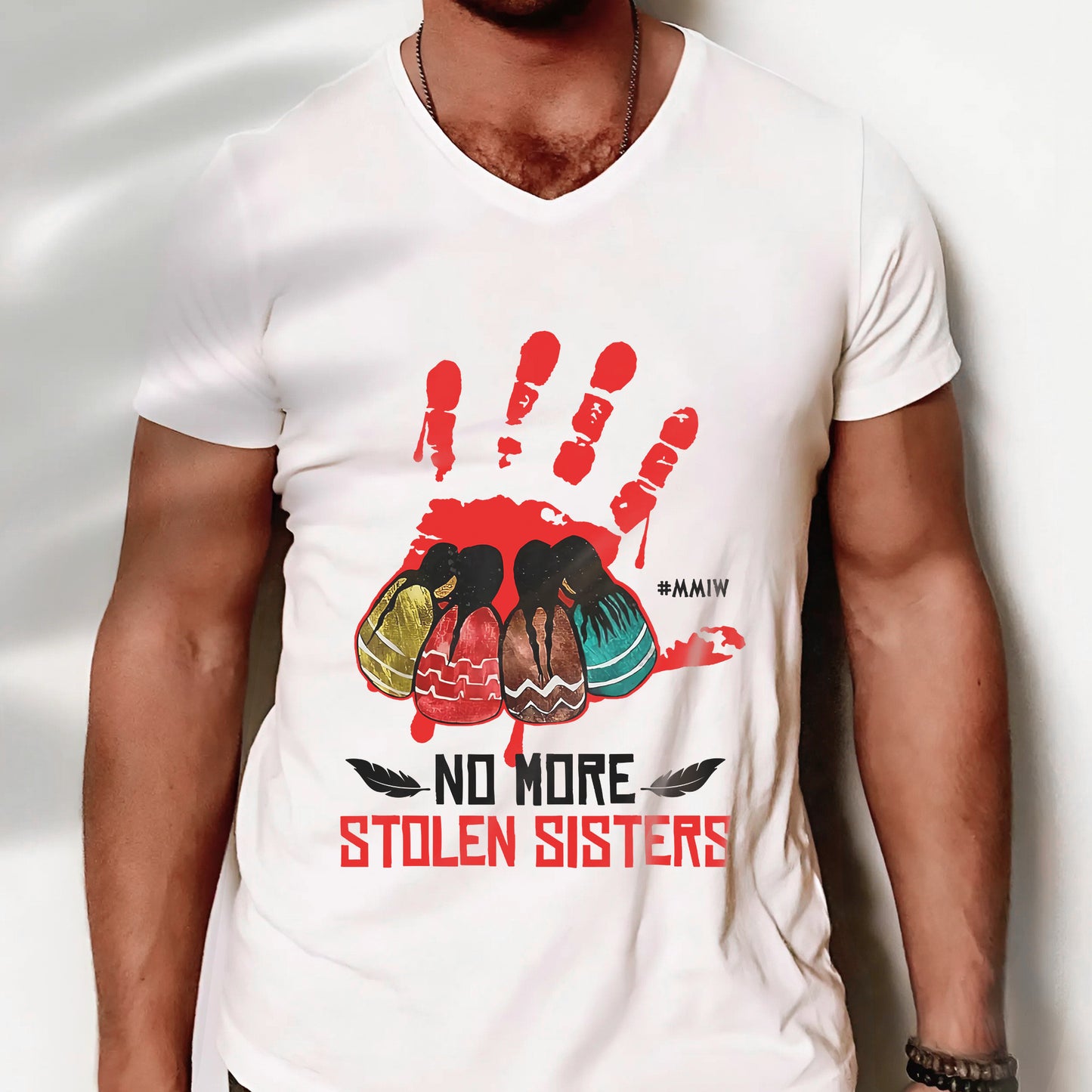 No More Stolen Sisters - MMIW Unisex Hoodie/T-Shirt/ T-Shirt V-Neck/Sweatshirt