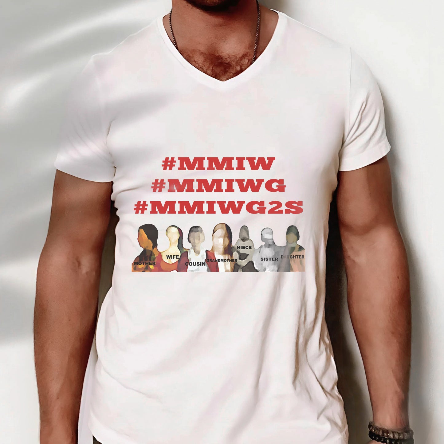 MMIWG2S – Remember & Honor Unisex Hoodie/T-Shirt/ T-Shirt V-Neck/Sweatshirt