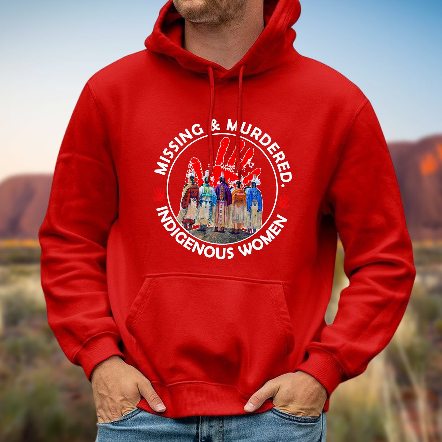 MMIW Red Hand Women Together Unisex T-Shirt/T-Shirt V-Neck/Hoodie/Sweatshirt