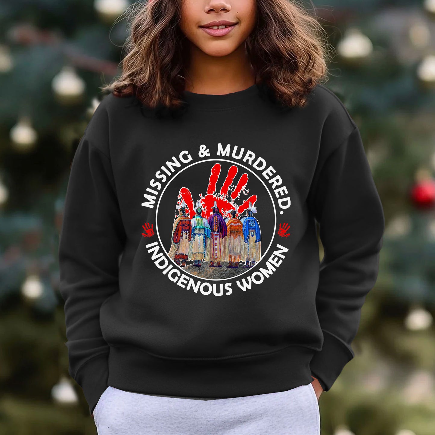 MMIW Red Hand Women Together Unisex T-Shirt/T-Shirt V-Neck/Hoodie/Sweatshirt