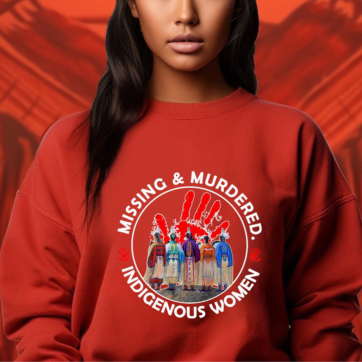 MMIW Red Hand Women Together Unisex T-Shirt/T-Shirt V-Neck/Hoodie/Sweatshirt