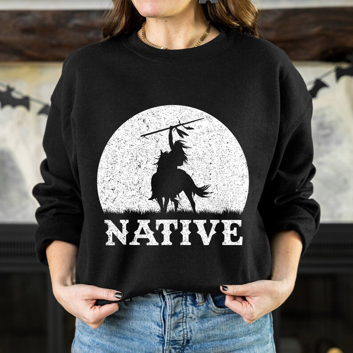 Native American Tribal Chief Riding Horse Unisex T-Shirt/Hoodie/Sweatshirt