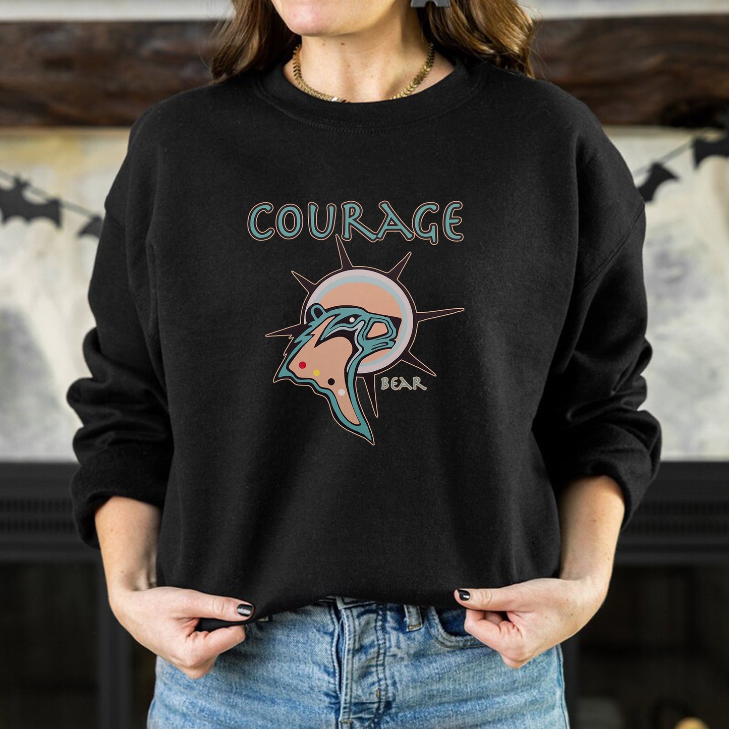 The Seven Sacred Laws - Courage Native American Unisex T-shirt/V-neck T-shirt /Hoodie/Sweatshirt
