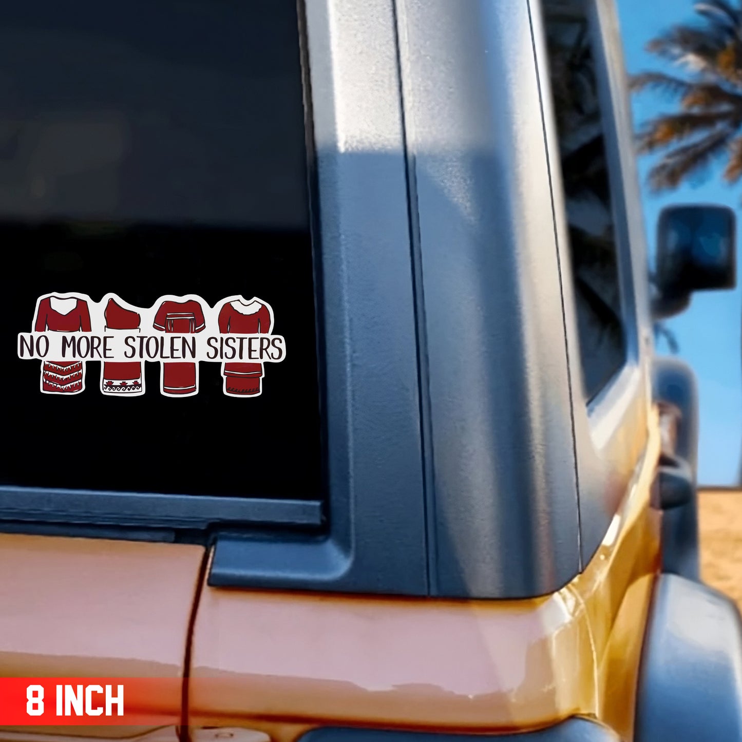 Red Dress MMIW Decal - No More Stolen Sisters