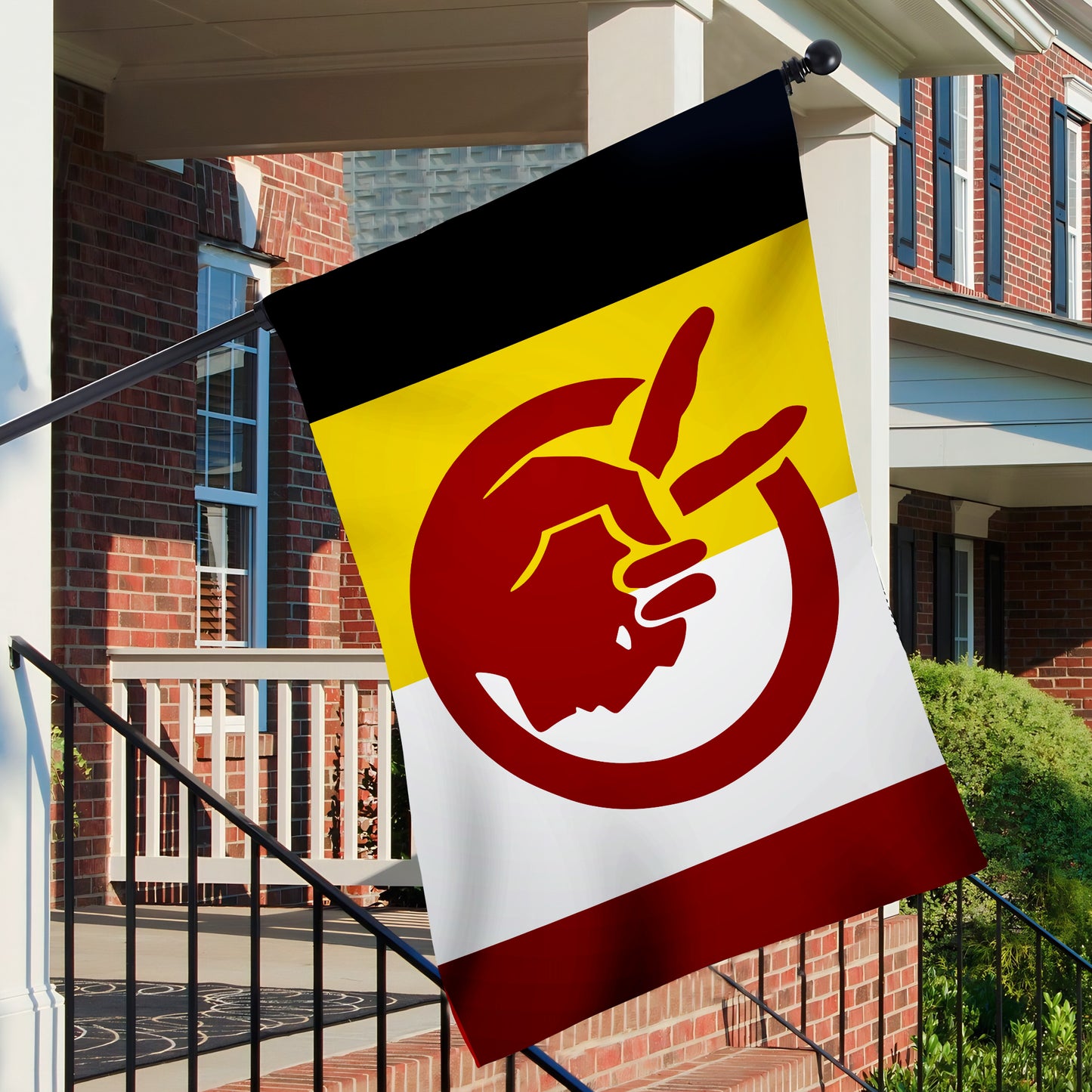 Native Unity Flag - Native American Peace Flag Garden House Yard Decor for Outdoor
