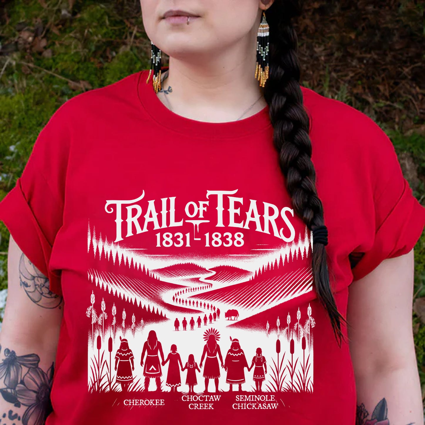 Trail Of Tears - Native Land 1831-1838 Unisex T-Shirt/Hoodie/Sweatshirt
