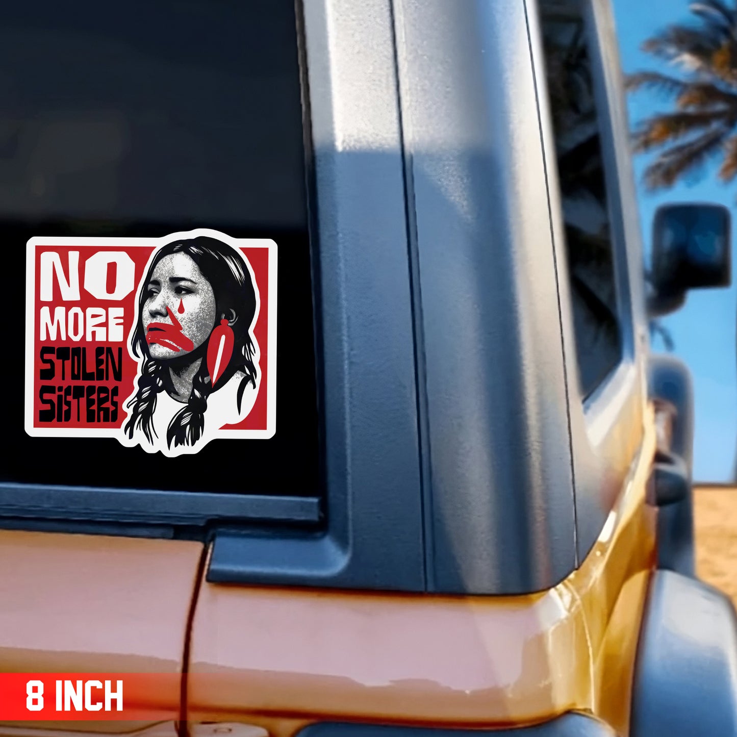 Red Hand and Voices - No More Stolen Sisters Decal