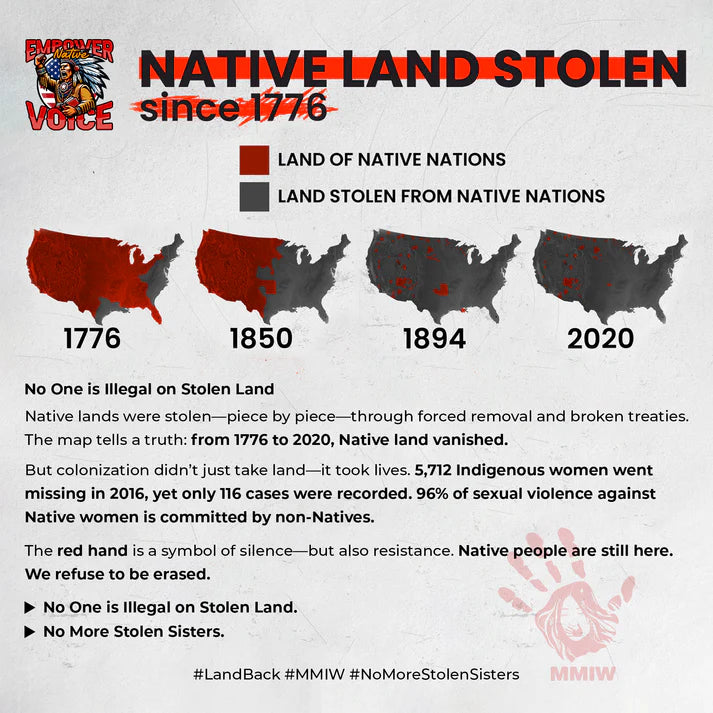 No One Is Illegal on Stolen Land Native Family Unisex T-Shirt/T-Shirt V-Neck/Hoodie/Sweatshirt