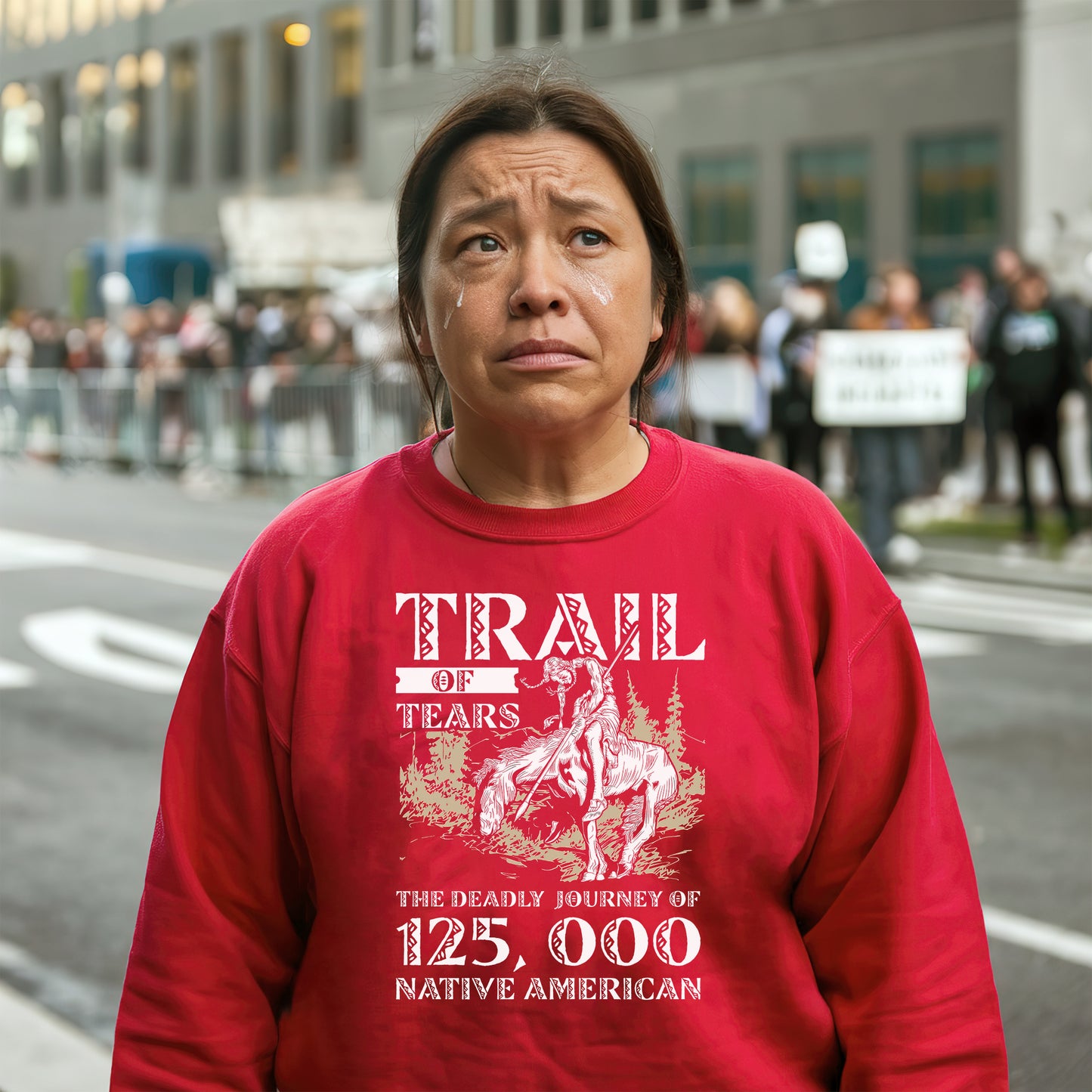 Trail of Tears Memorial - 125,000 Native Americans Lost Art Unisex T-Shirt/Hoodie/Sweatshirt