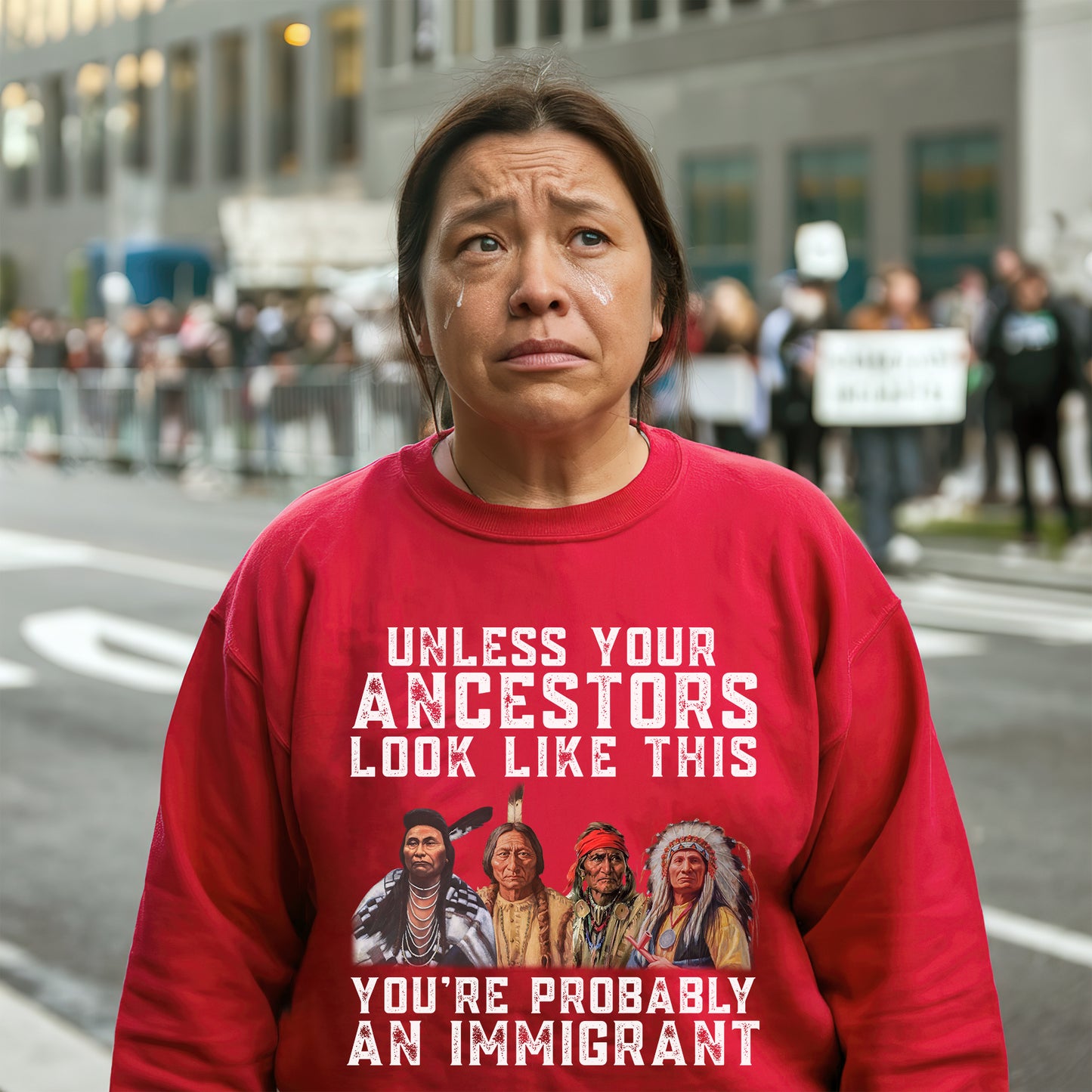 Unless Your Ancestors Look Like This Immigrant Rights Unisex T-Shirt/T-Shirt V-Neck/Hoodie/Sweatshirt