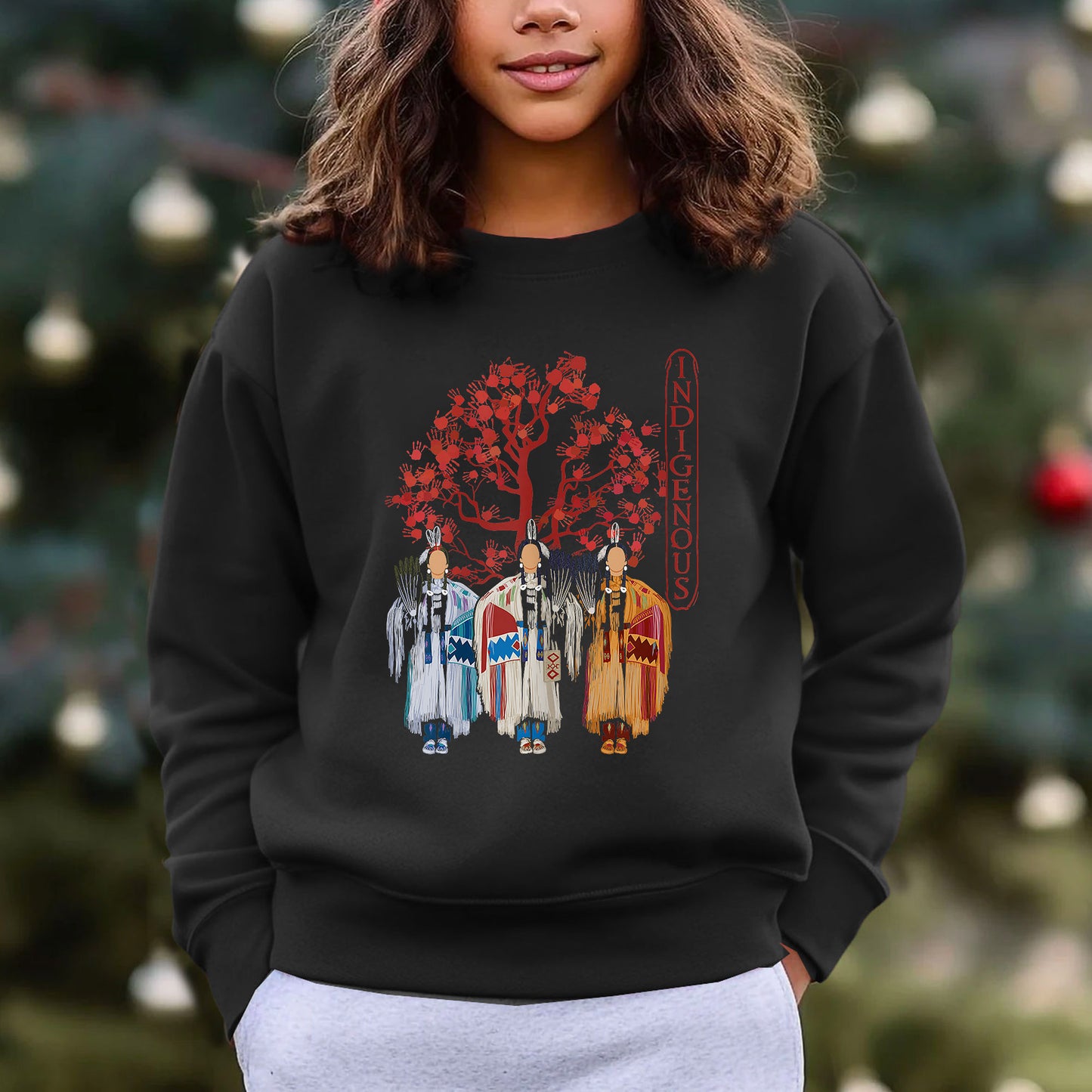 MMIW Awareness I Wear Red For My Sisters Unisex T-Shirt/T-Shirt V-Neck/Hoodie/Sweatshirt