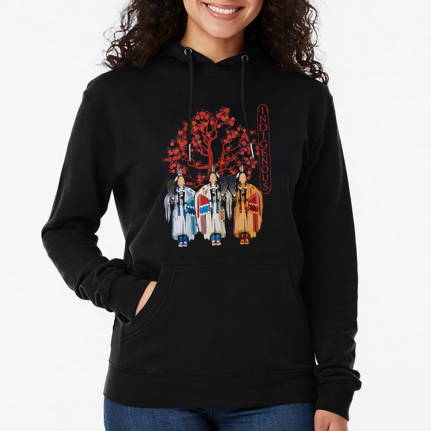 MMIW Awareness I Wear Red For My Sisters Unisex T-Shirt/T-Shirt V-Neck/Hoodie/Sweatshirt
