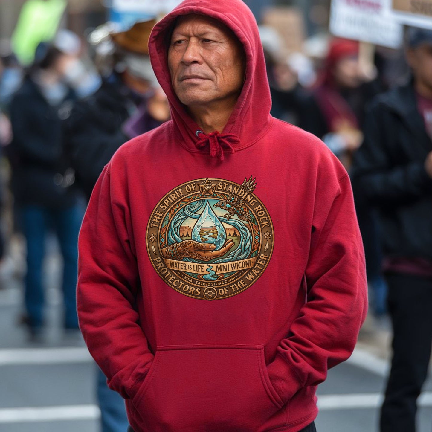 The Spirit of Standing Rock - Unisex T-shirt/V-neck T-shirt/Hoodie/Sweatshirt