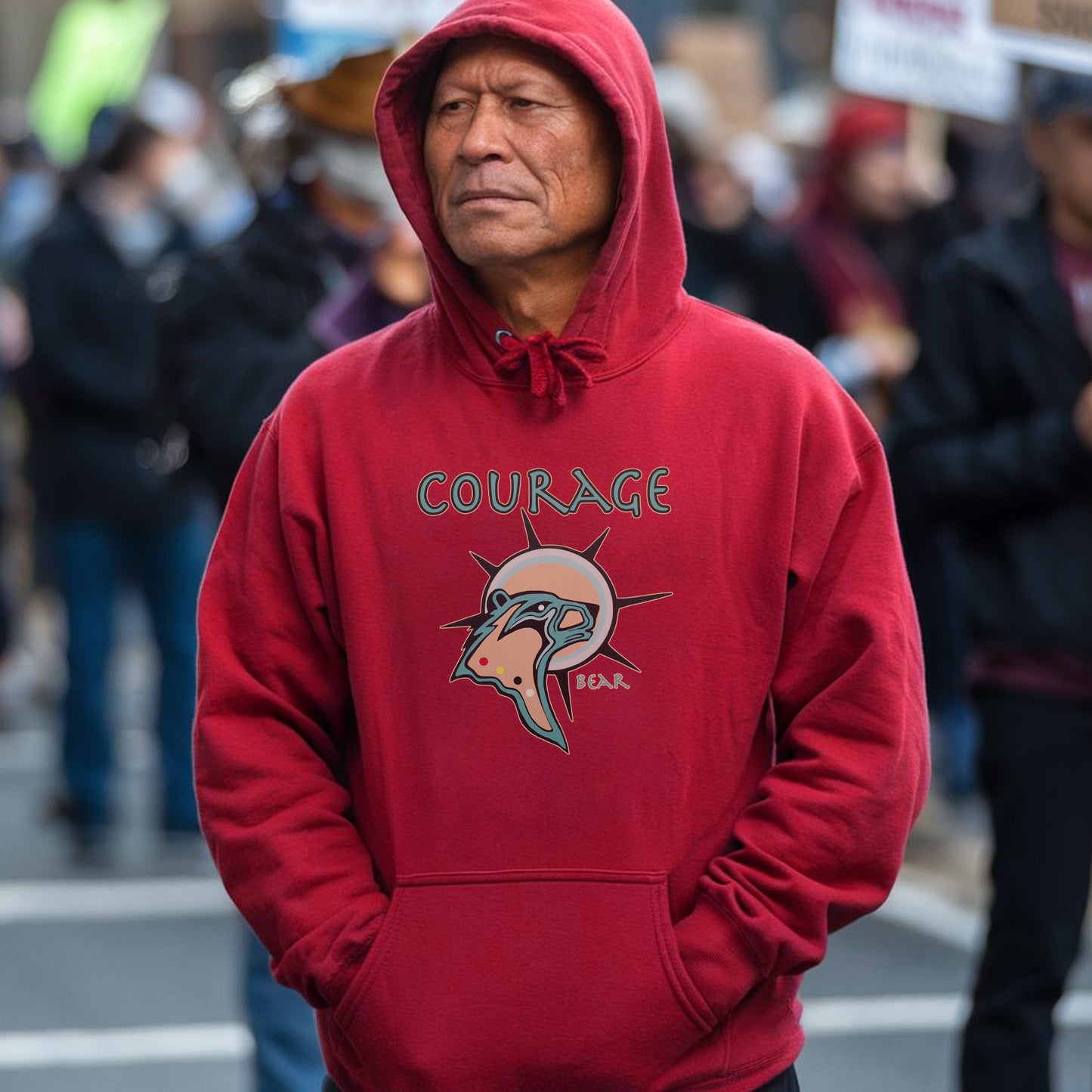 The Seven Sacred Laws - Courage Native American Unisex T-Shirt/T-Shirt V-Neck/Hoodie/Sweatshirt