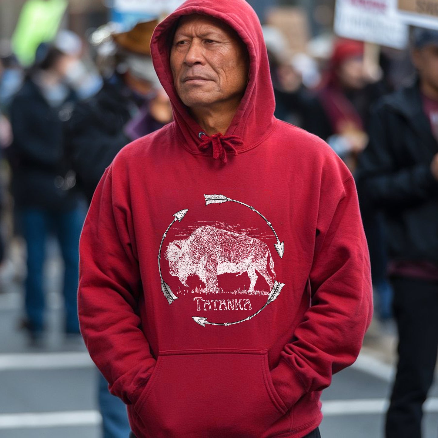 Tatanka Native American Bison Unisex T-shirt/V-neck T-shirt /Hoodie/Sweatshirt