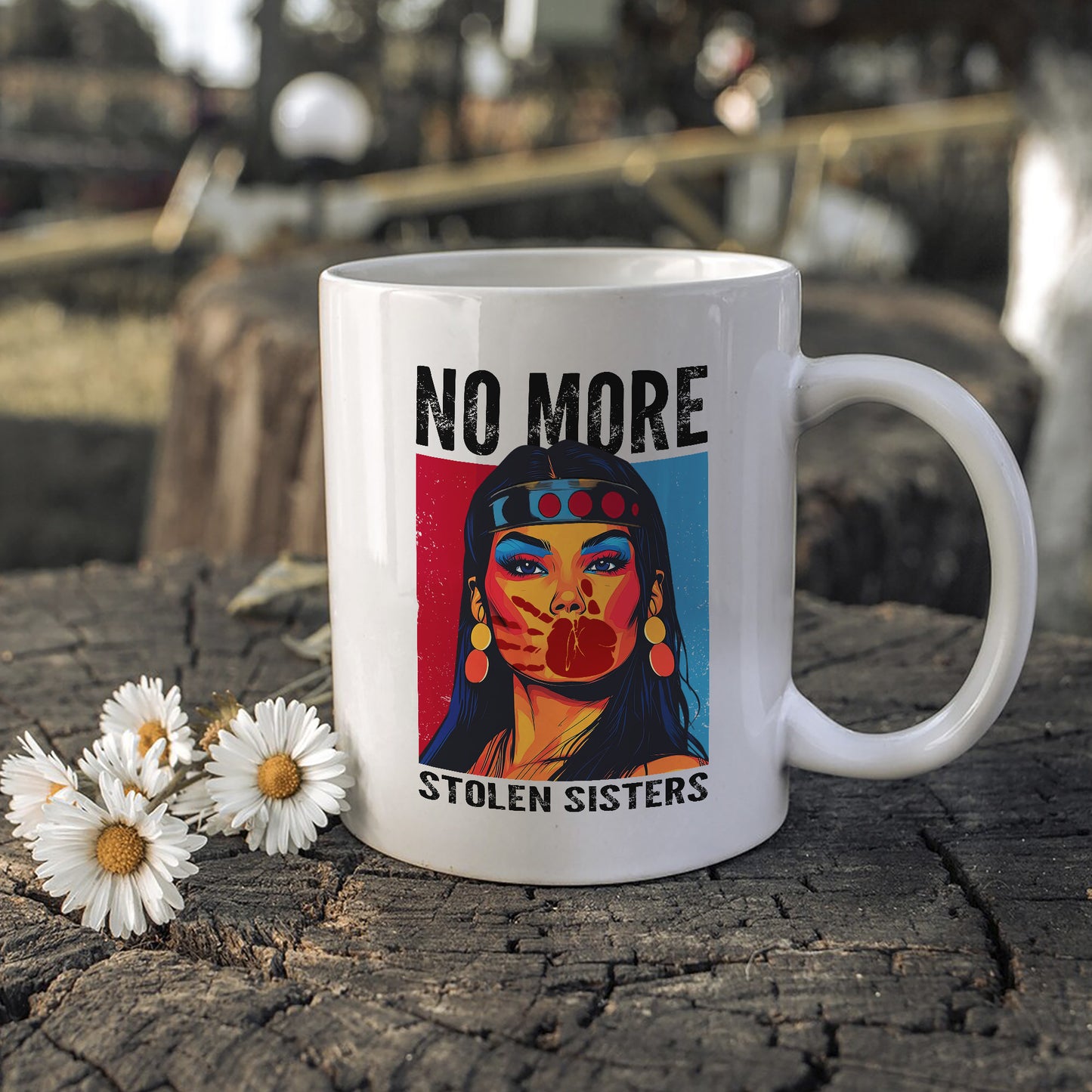 MMIW No More Stolen Sisters Indigenous Ceramic Mug