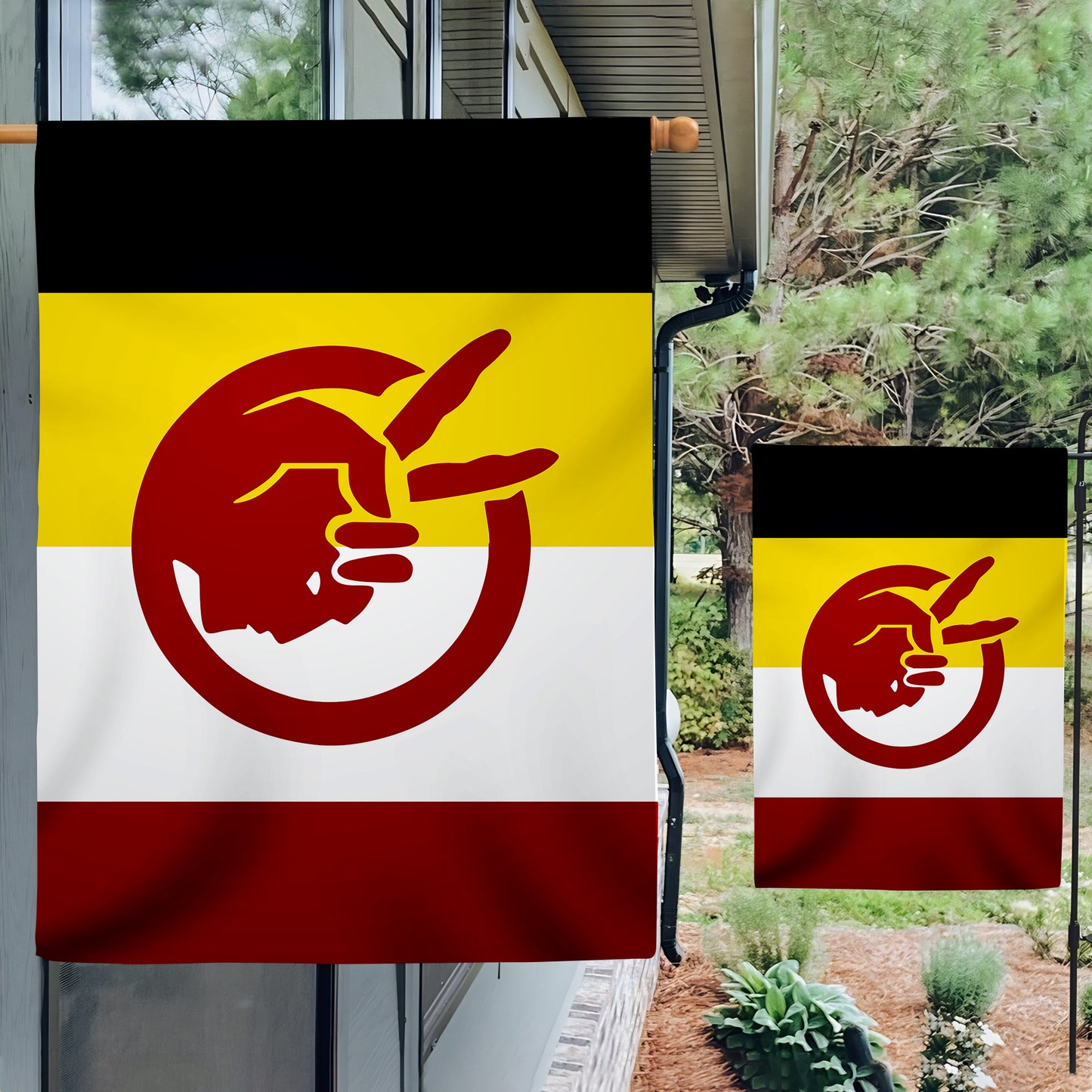 Native Unity Flag - Native American Peace Flag Garden House Yard Decor for Outdoor