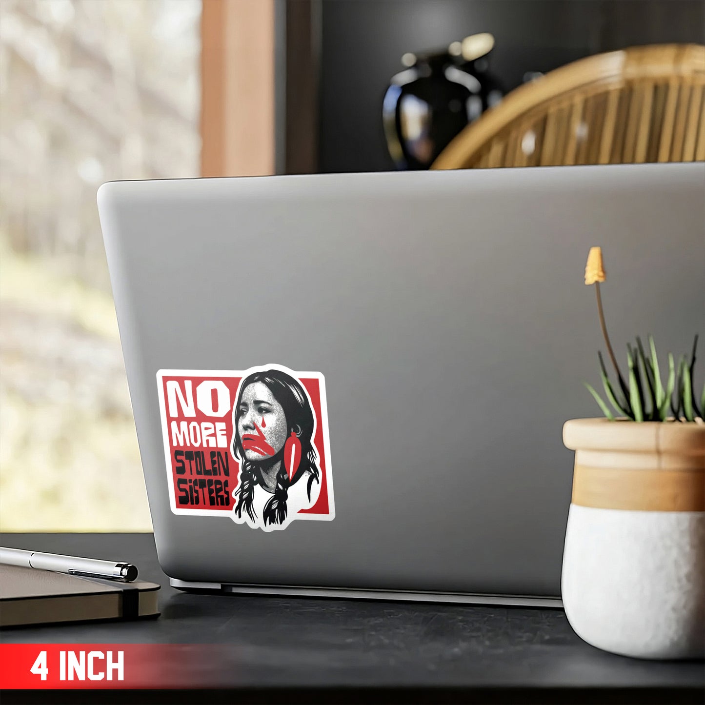 Red Hand and Voices - No More Stolen Sisters Decal