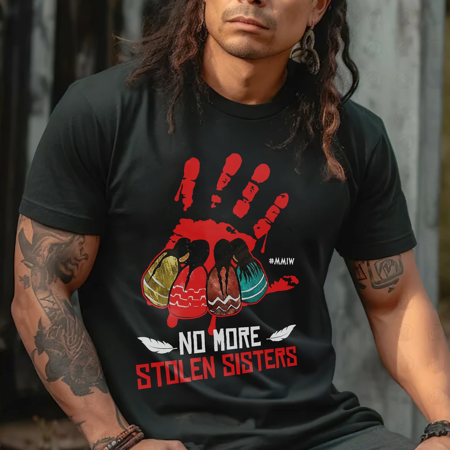 No More Stolen Sisters - MMIW Unisex Hoodie/T-Shirt/ T-Shirt V-Neck/Sweatshirt
