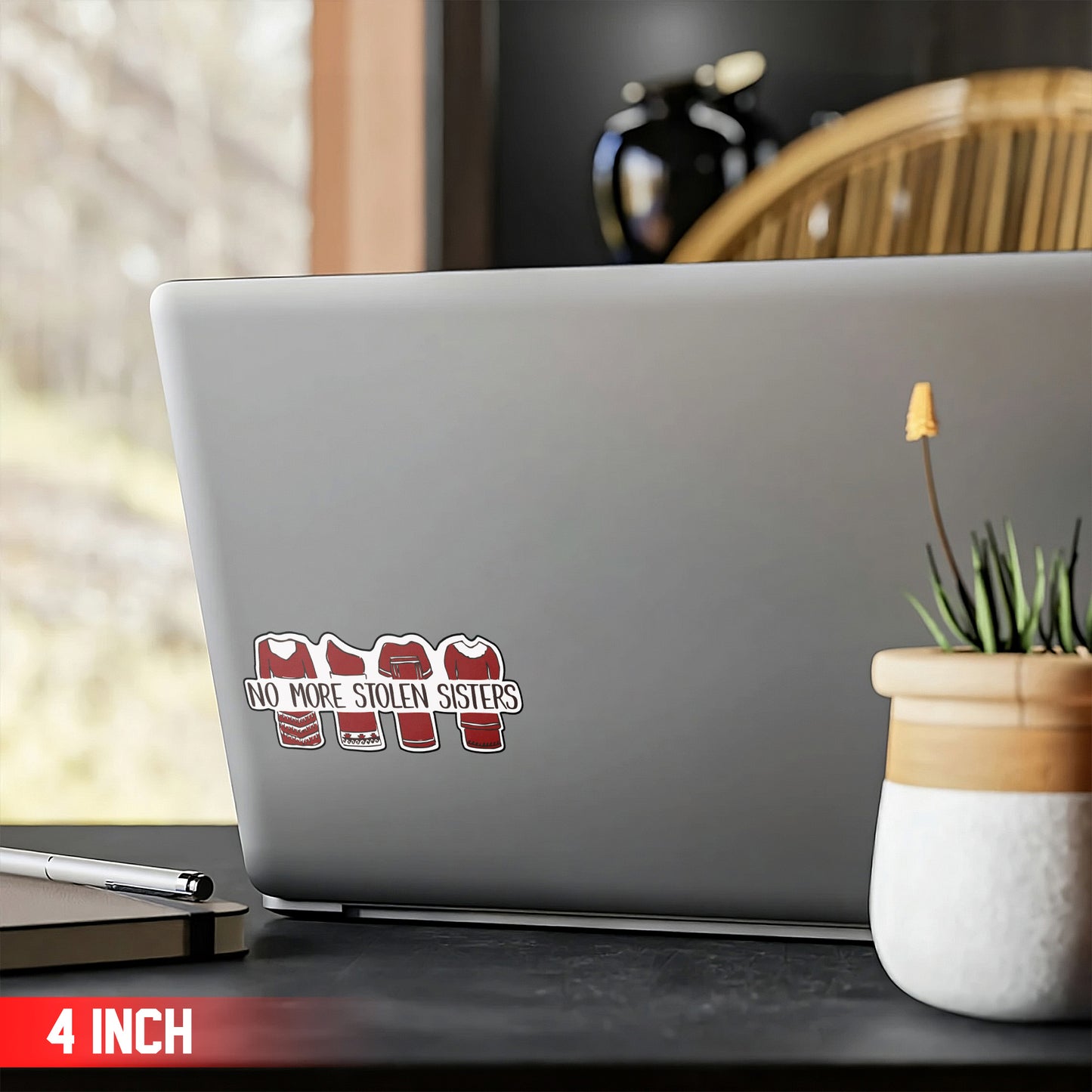 Red Dress MMIW Decal - No More Stolen Sisters
