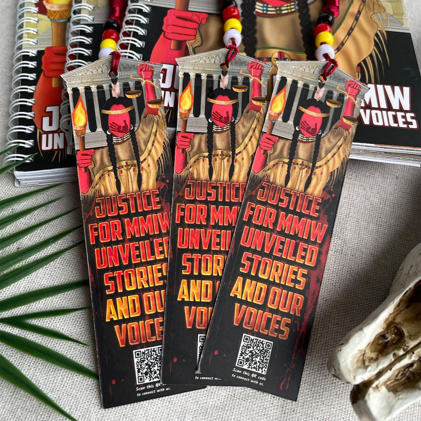 Justice for MMIW Takenote Bookmark – Unveiled Stories and Our Voices