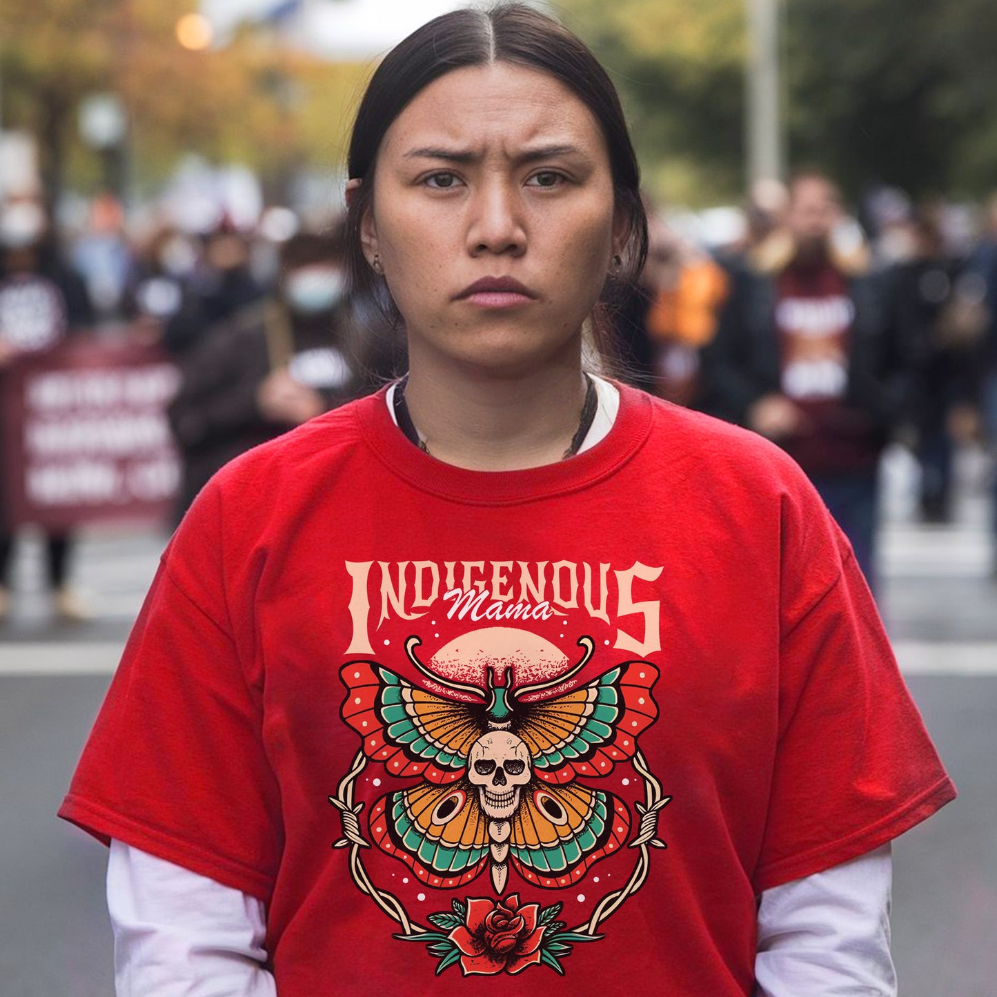 Indigenous Mama - MMIW Unisex T-Shirt/Hoodie/V-Neck/Sweatshirt