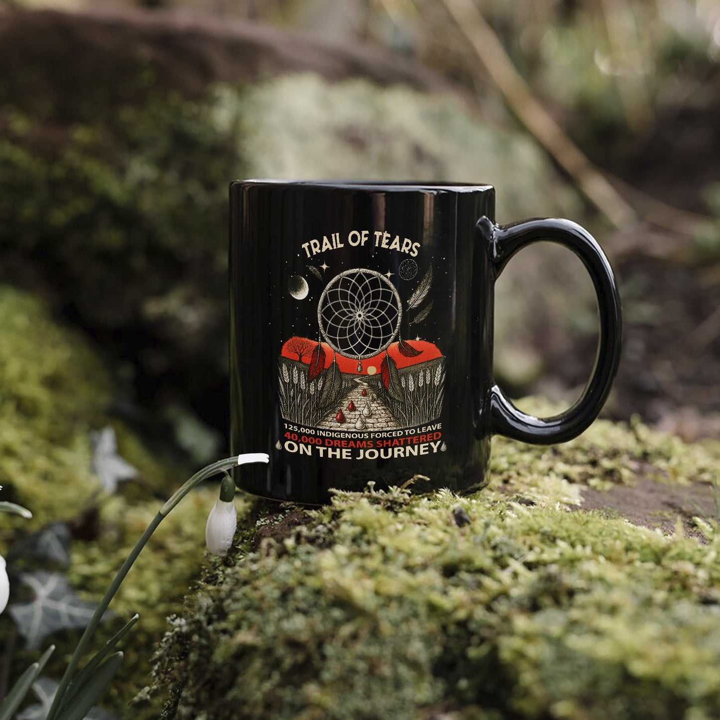 Trail Of Tears - 125000 Indigenous Forced To Leave Ceramic Coffee Mug