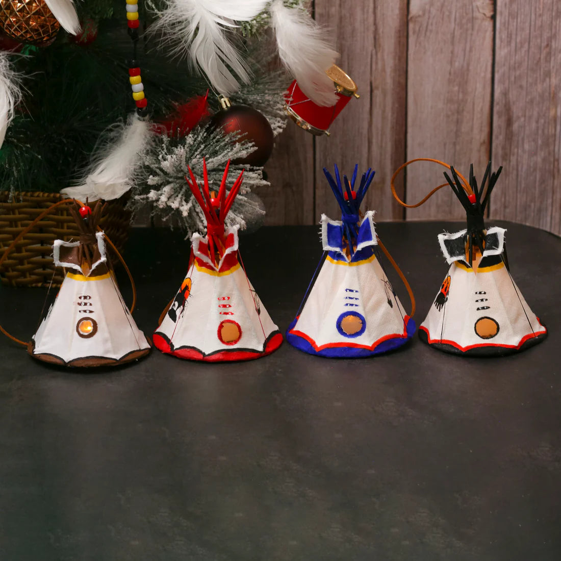 Sunset Hand-Painted Tipi Home Décor