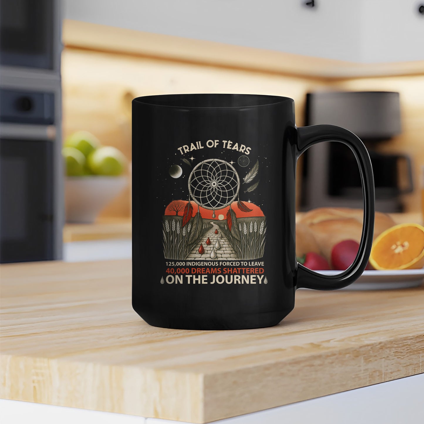 Trail Of Tears - 125000 Indigenous Forced To Leave Ceramic Coffee Mug