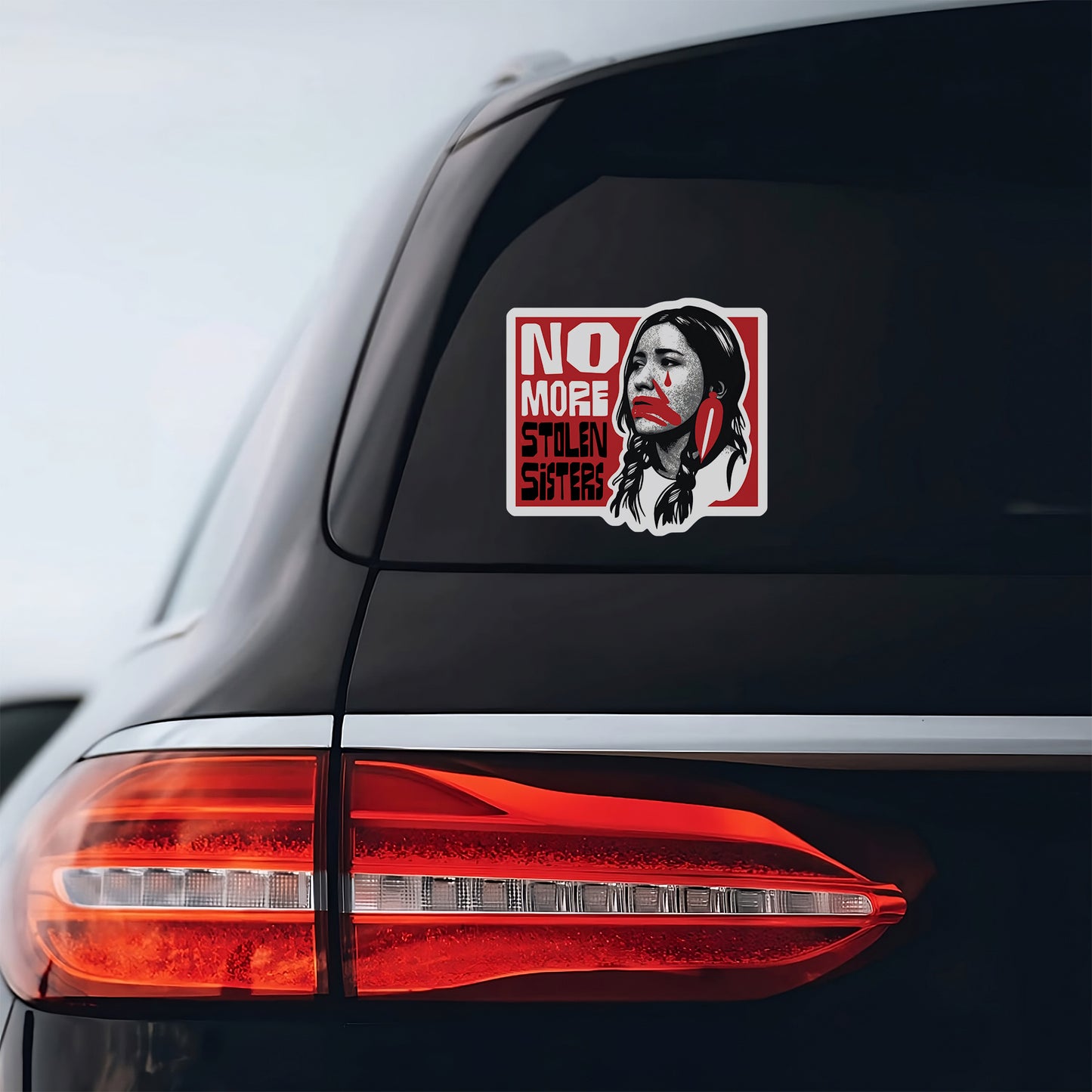 Red Hand and Voices - No More Stolen Sisters Decal