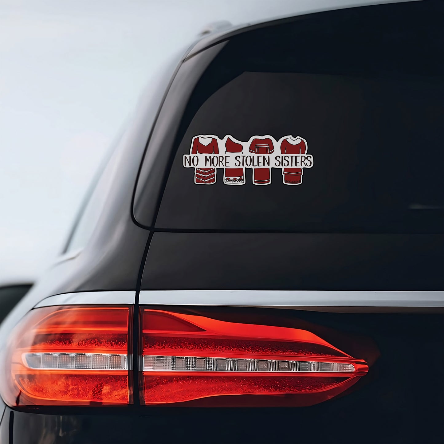 Red Dress MMIW Decal - No More Stolen Sisters