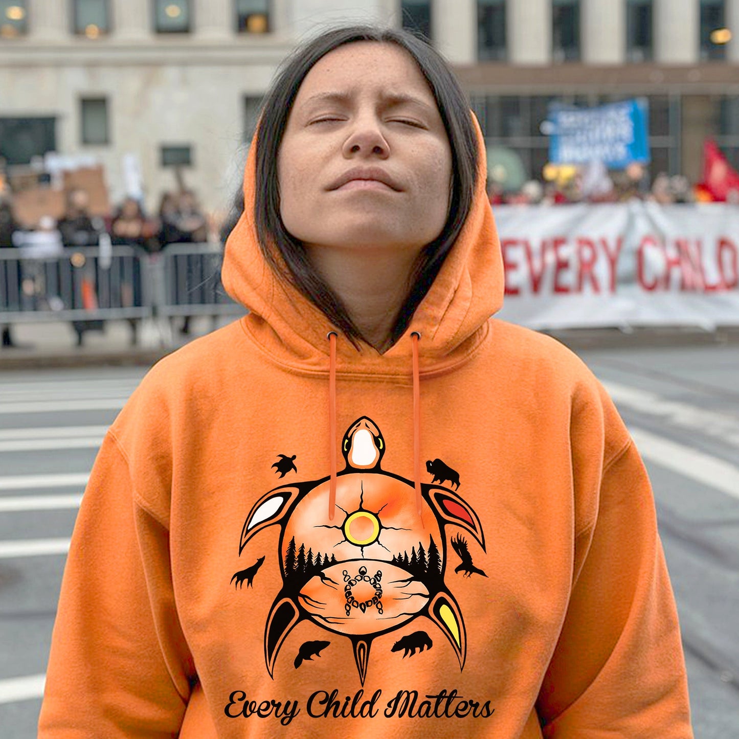 Every Child Matters Turtle For Orange Shirt Day Unisex T-shirt/Hoodie/Sweatshirt 264